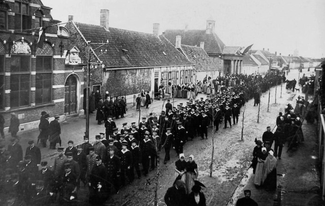 Begrafenis te Westkapelle op 20 november 1914