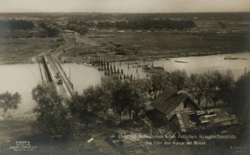 een burg nabij Rozan aan de Narew rivier