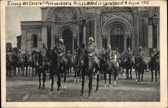 Duitse intrede in Warschau 1915