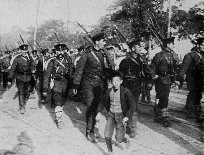 Bulgaarse gemobiliseerde soldaten