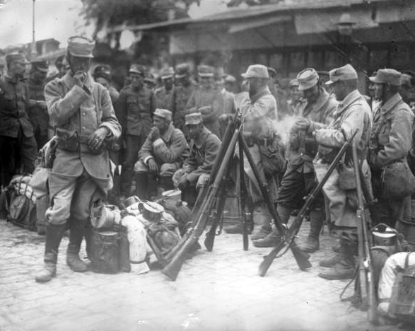 Franse soldaten in Saloniki 1915